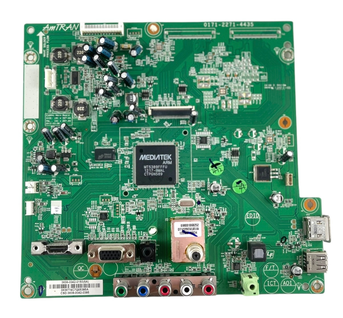 Vizio 3639-0042-0150 (0171-2271-4435) Main Board for E390VL