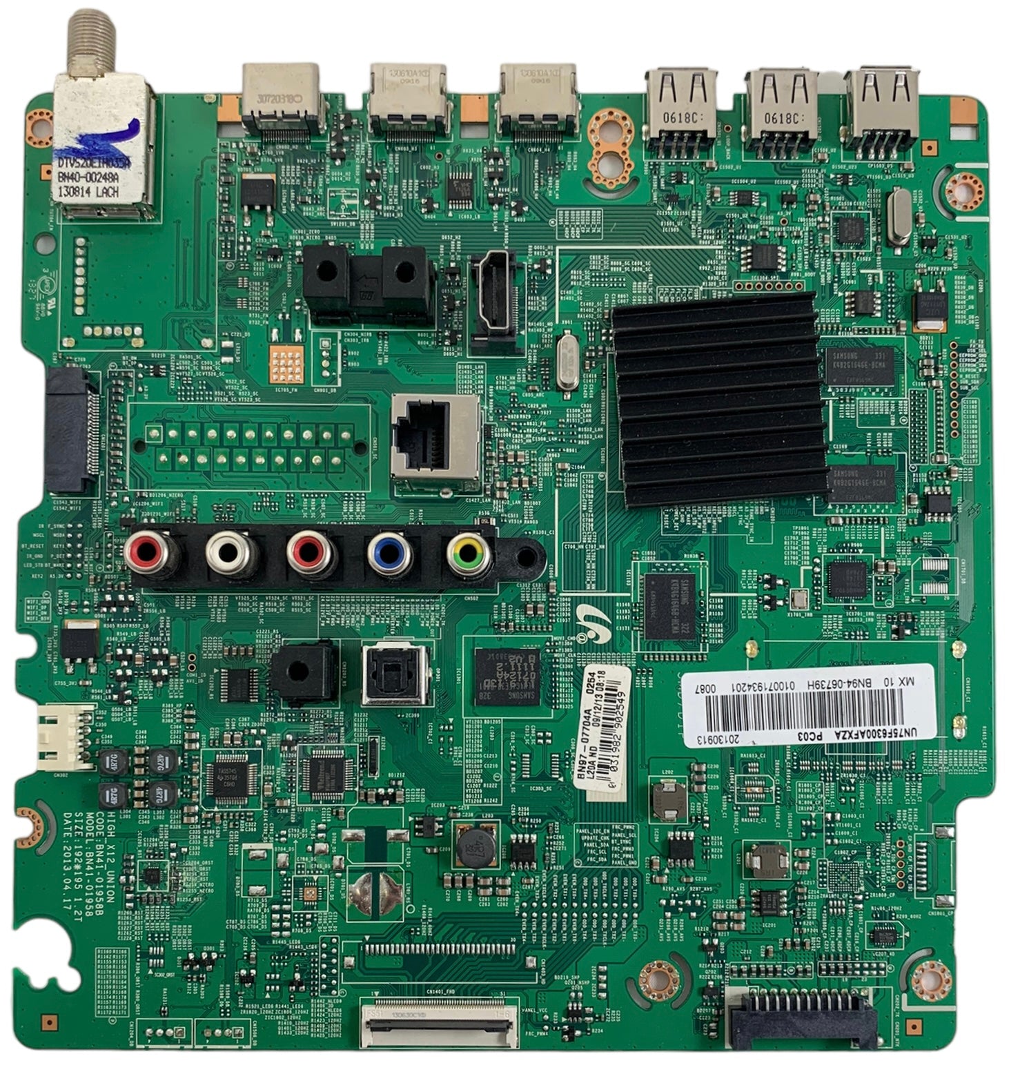 Samsung BN94-06739H Main Board for UN75F6300AFXZA