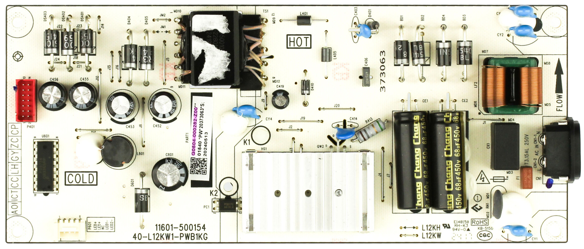 TCL G0504-000282-Z00 Power Supply Board