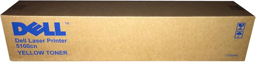 New, Pre-Owned - Dell 5100CN High Yield Yellow Toner Cartridge, G5774