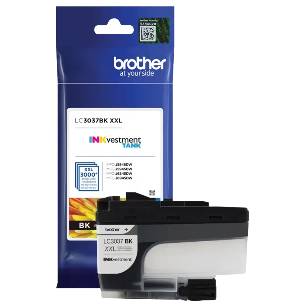 New, Pre-Owned - Brother LC3037 XXL Black Super High-Yield Ink Tank