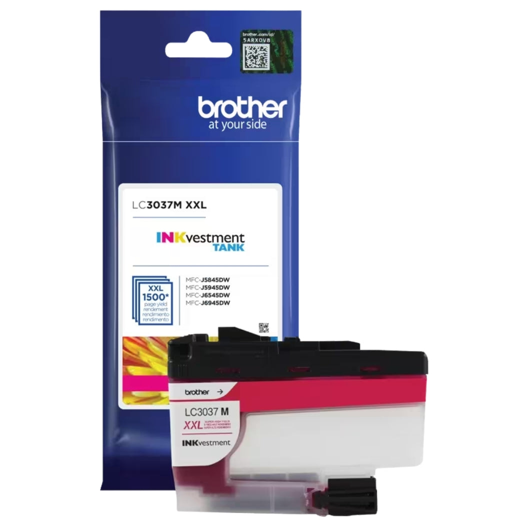 New, Pre-Owned - Brother LC3037 XXL Magenta Super High-Yield Ink Tank
