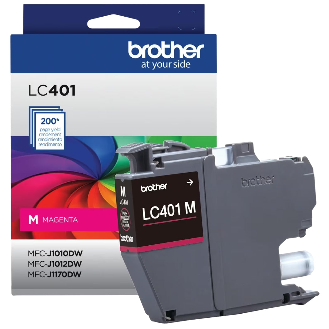 New, Pre-Owned - Brother LC401 Magenta Ink Cartridge