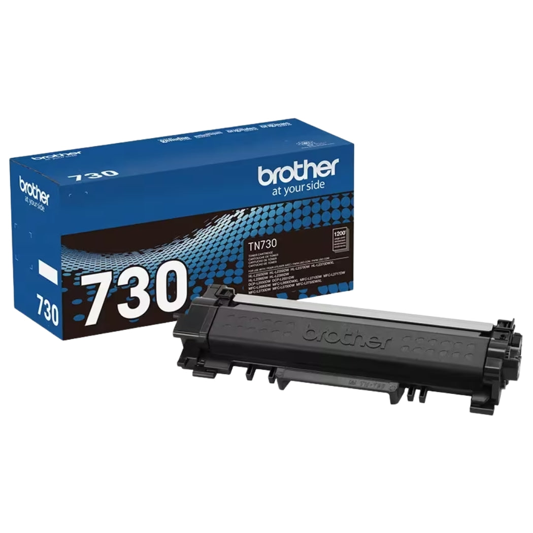 New, Pre-Owned - Brother TN-730 Standard-Yield Black Toner Cartridge