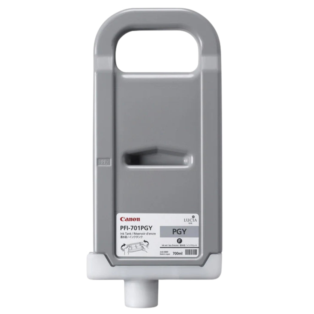 New, Pre-Owned - Canon 700ml PFI-701 Photo Gray High-Yield Ink Cartridge, 0910B001AA