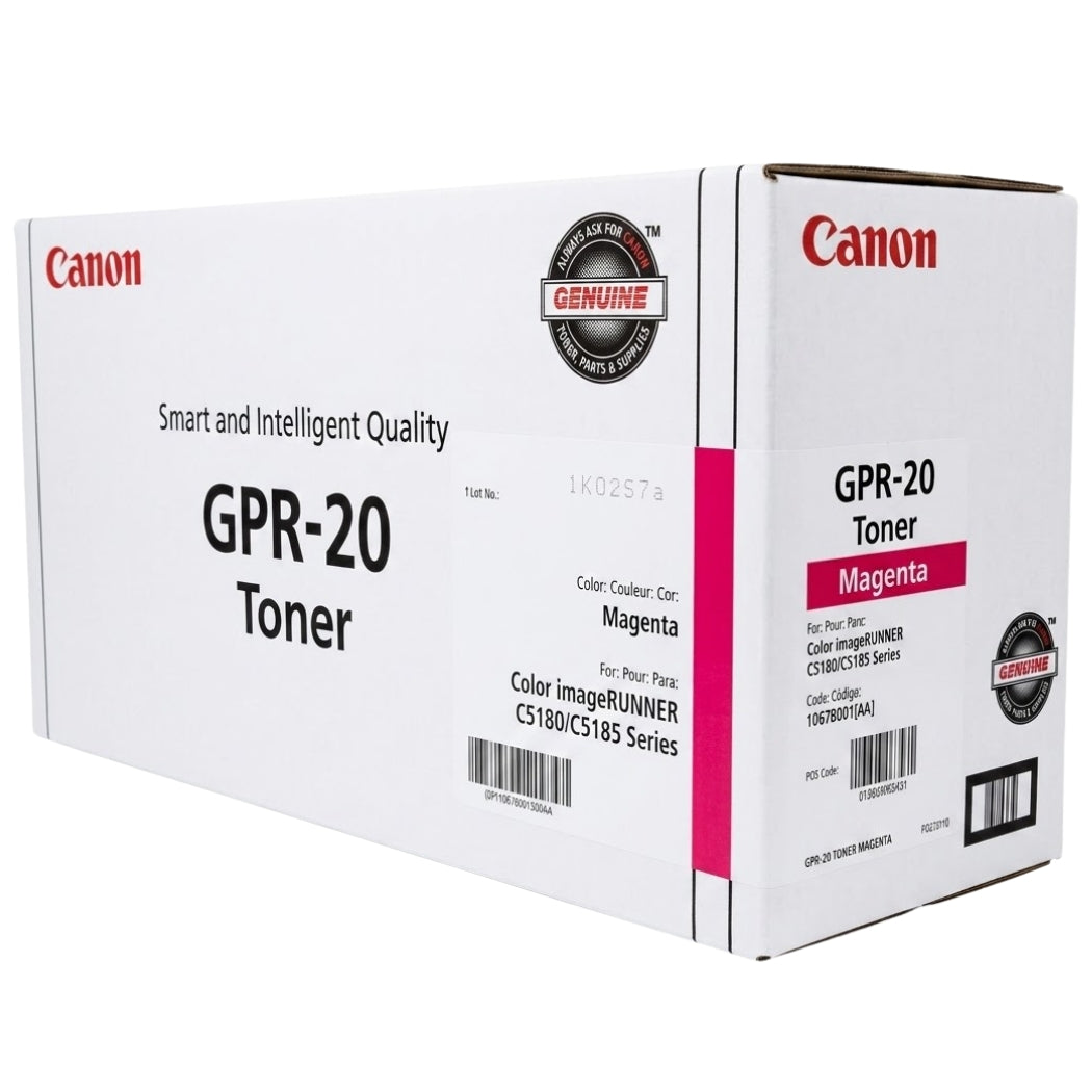 New, Pre-Owned - Canon GPR-20 Magenta Toner Cartridge, 1067B001