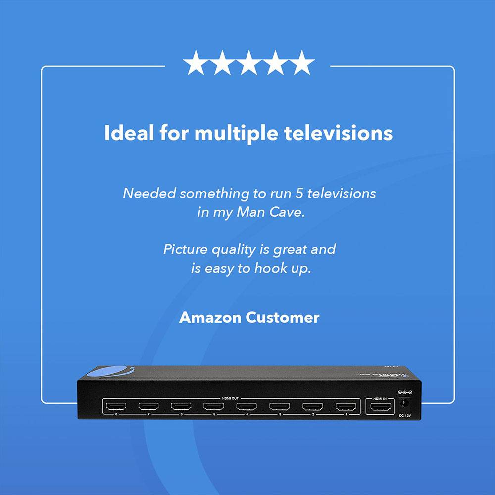 1080p 1x8 HDMI™ Splitter-HD-108