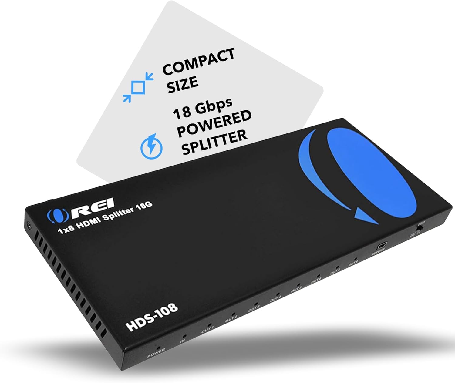 4K@60Hz 1x8 HDMI™ Splitter-HDS-108