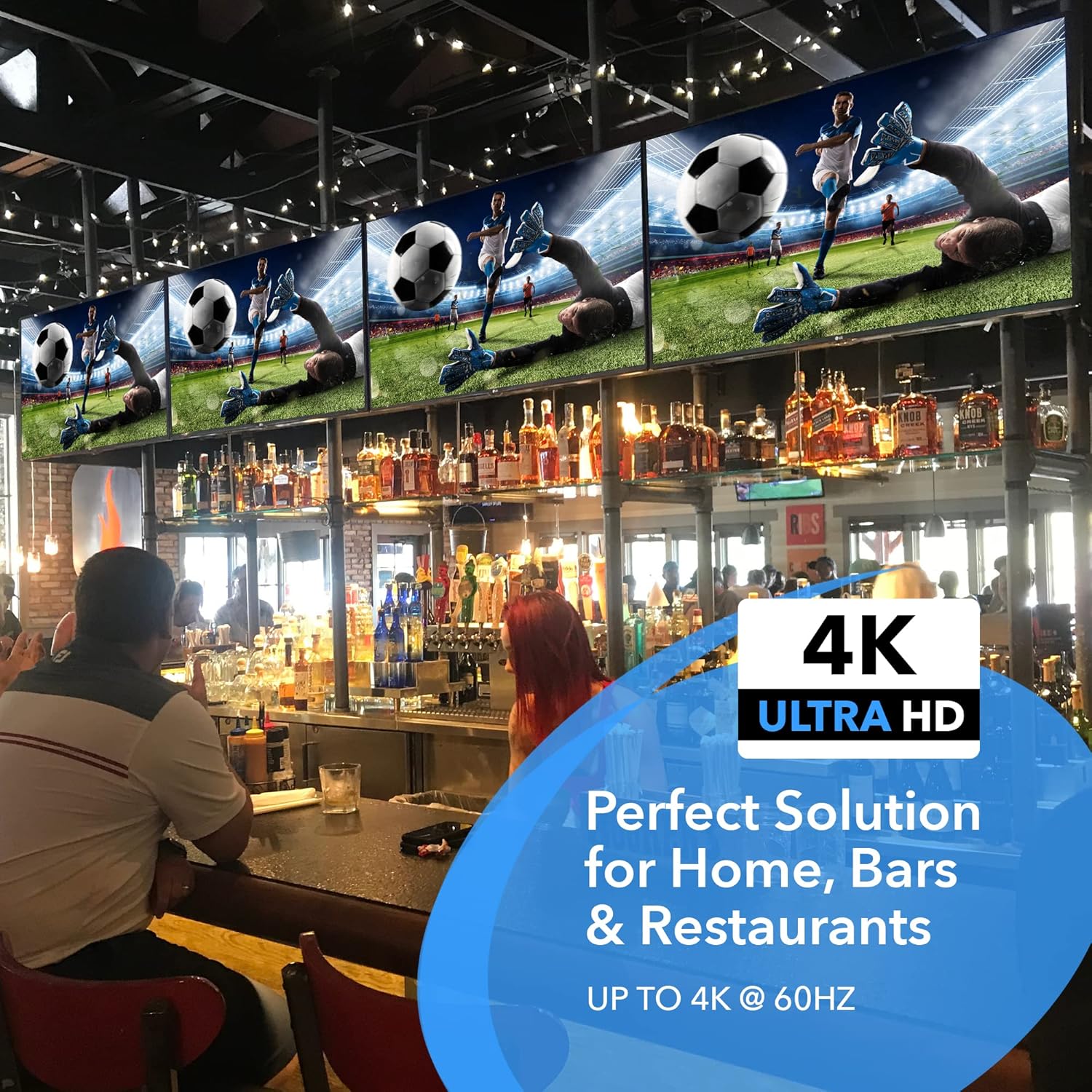 4K@60Hz 1x8 HDMI™ Splitter-HDS-108
