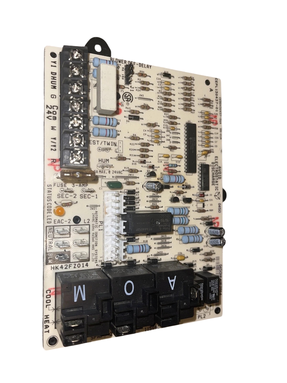 HK42FZ013 Carrier Bryant Cepl130438 Furnace Control Board