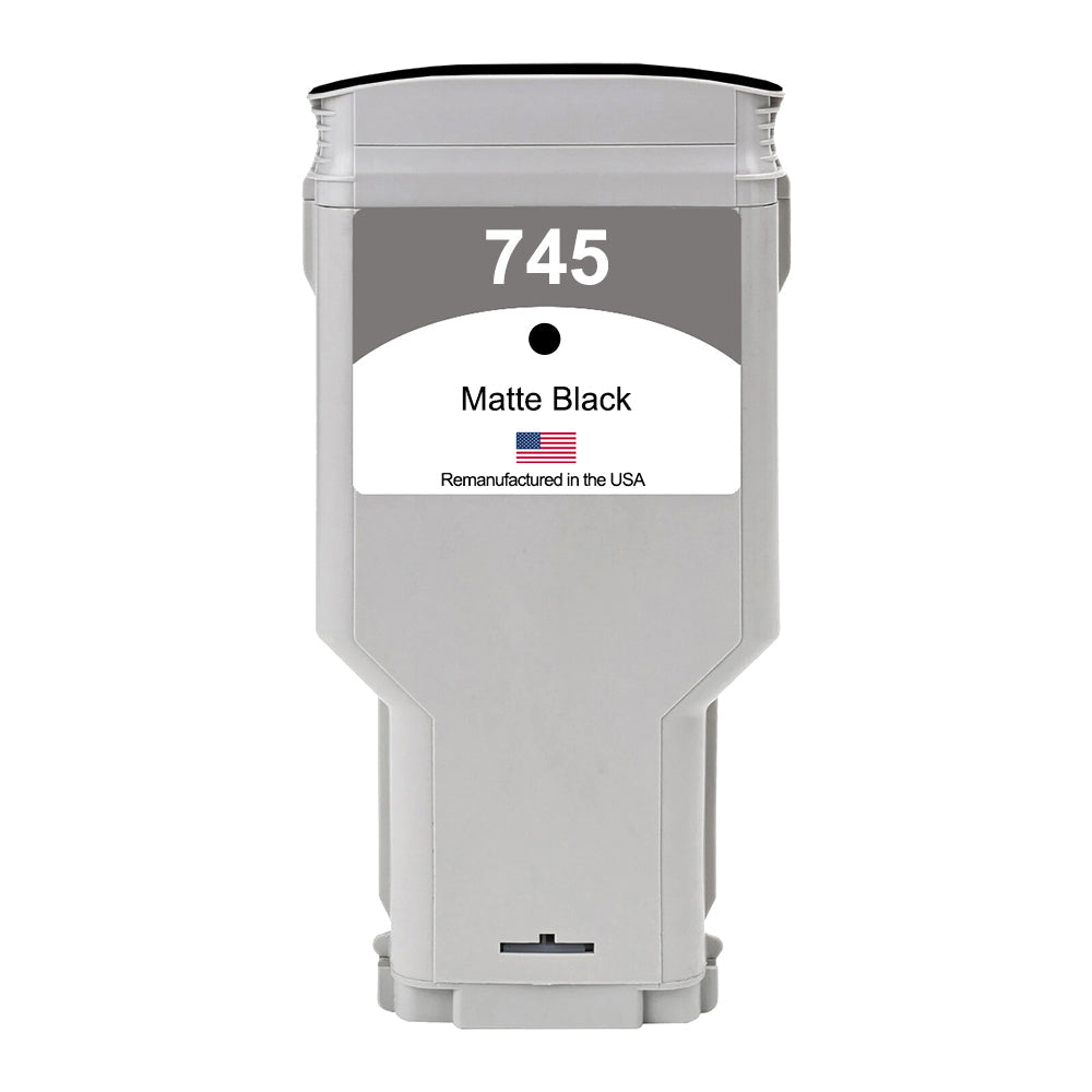US Remanufactured for HP 745 300mL (F9K05A) Matte Black Ink Cartridge, F9K05A