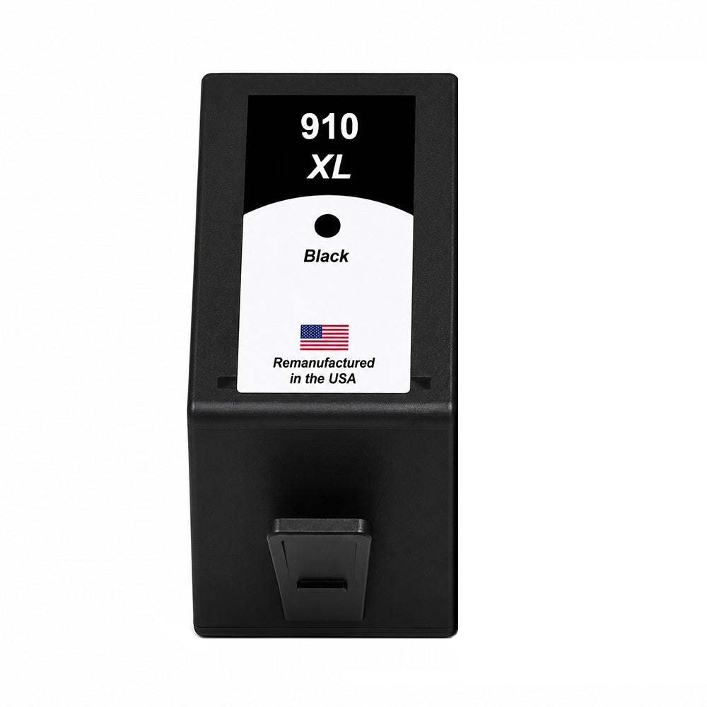 U.S. Remanufactured for HP 910XL (3YL65AN) Black High Yield Ink Cartridges