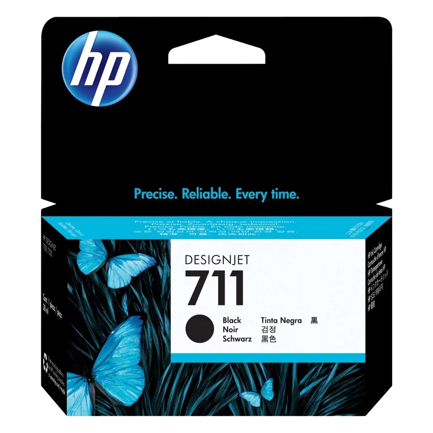 New, Pre-Owned - HP 711 (CZ129A) Black Ink Cartridge