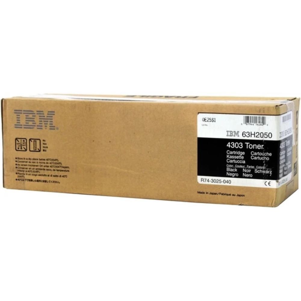 New, Pre-Owned - IBM 63H2050 Standard Yield Black Toner Cartridge