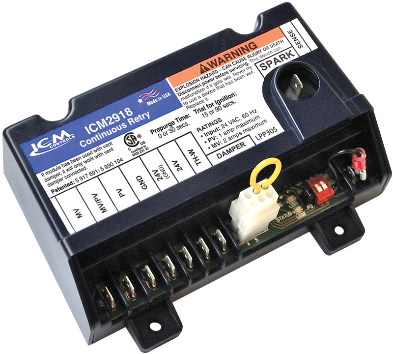 ICM Controls ICM2918 Universal Intermittent Pilot Ignition Control