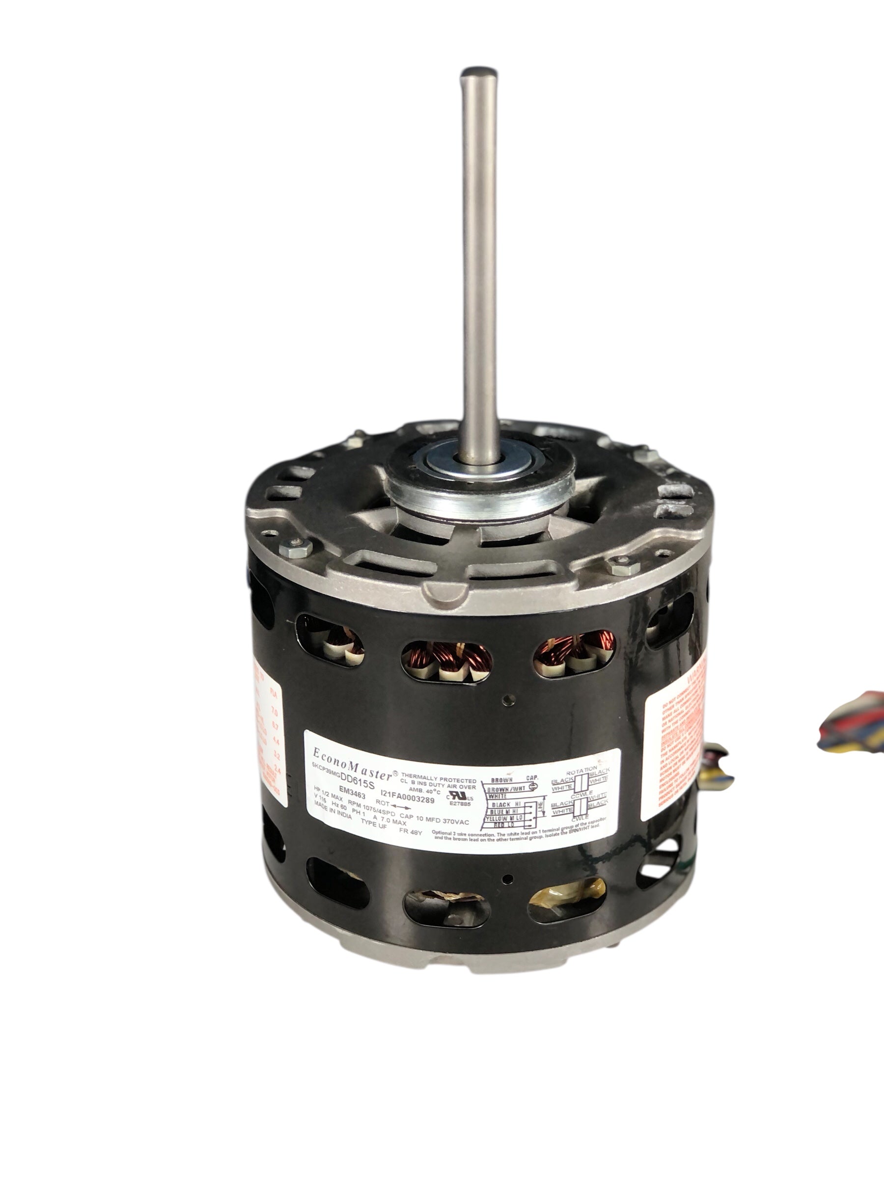 Economaster 5KCP39MGDD615S 1/2 Hp RPM 1075/4 speed 115v Motor (Refurbed)