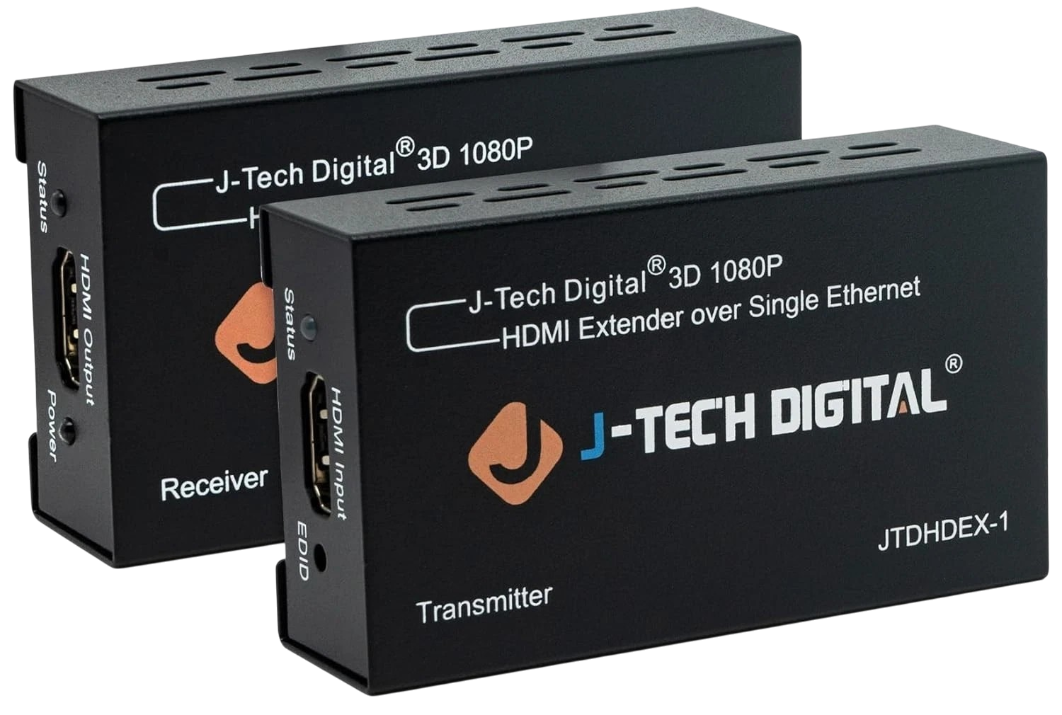 J-Tech Digital 3D 1080P HDMI Extender Over Single Ethernet JTDHDEX-1