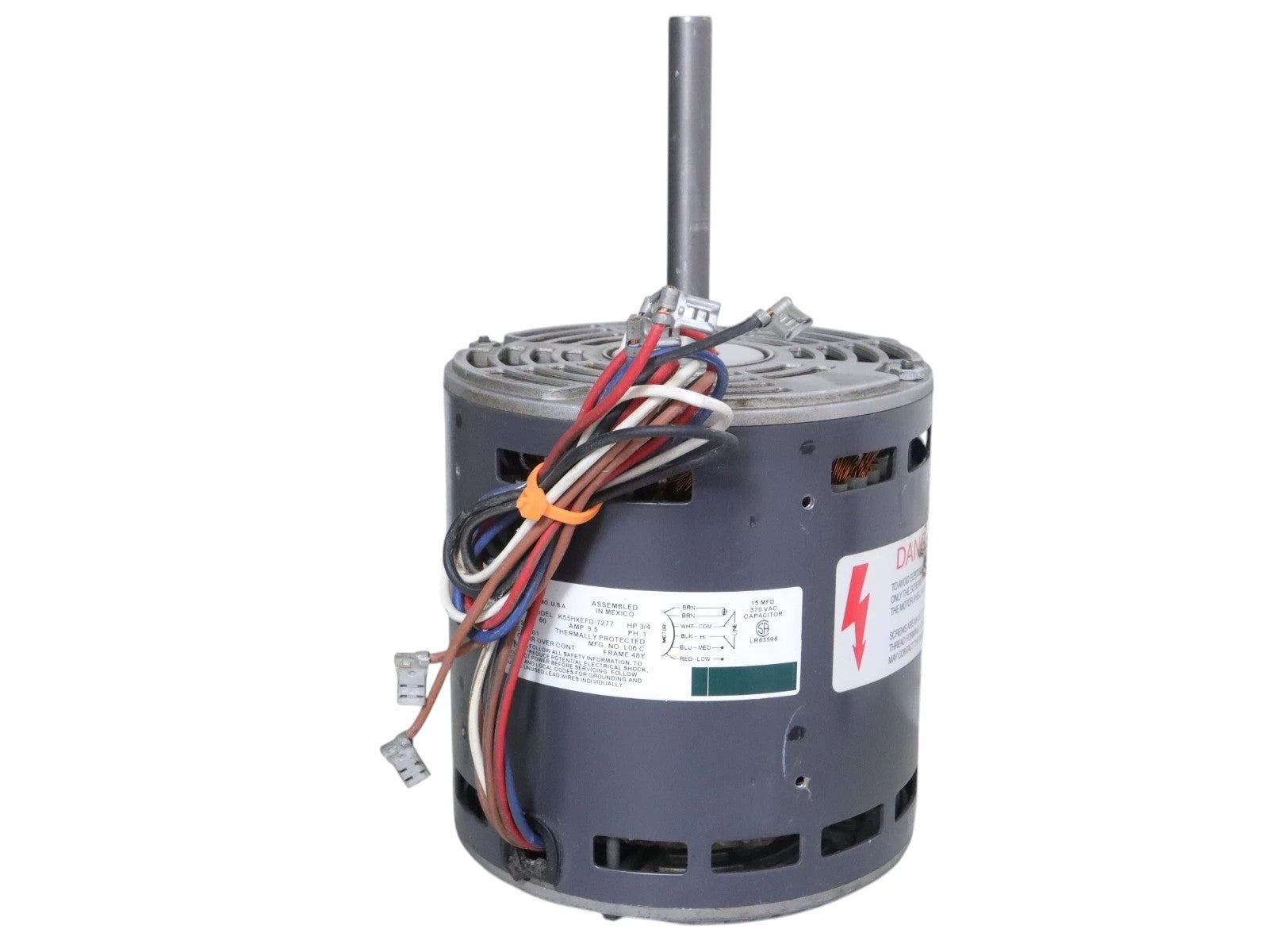K55HXEFD-7277 EMERSON Blower Motor 3/4HP 115V 1075RPM 3SPD 60Hz 1PH 51-25327-01 (Refurbed)