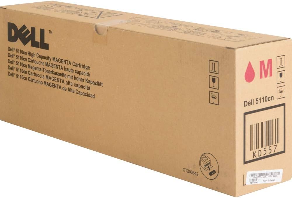 New, Pre-Owned - Dell 5110cn Magenta Toner Cartridge, KD557