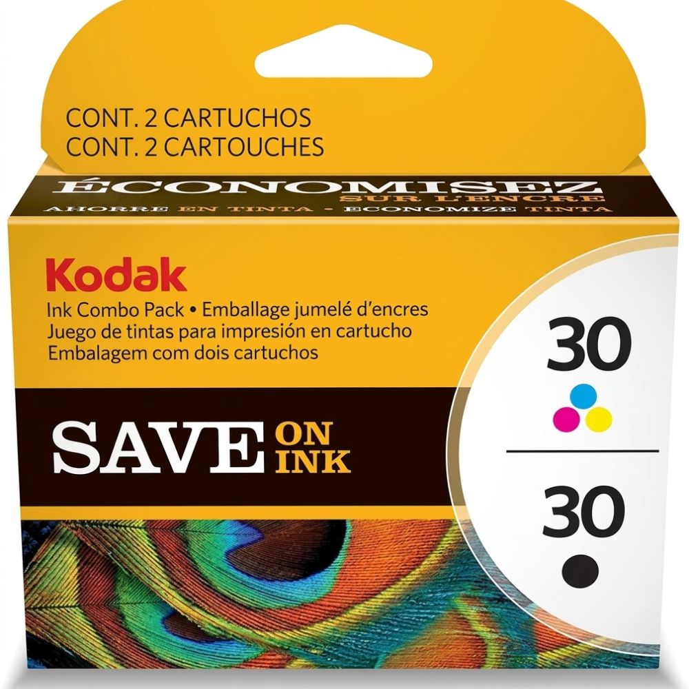 New, Pre-Owned - Kodak 30 Standard-Yield Black & Color Ink Cartridge