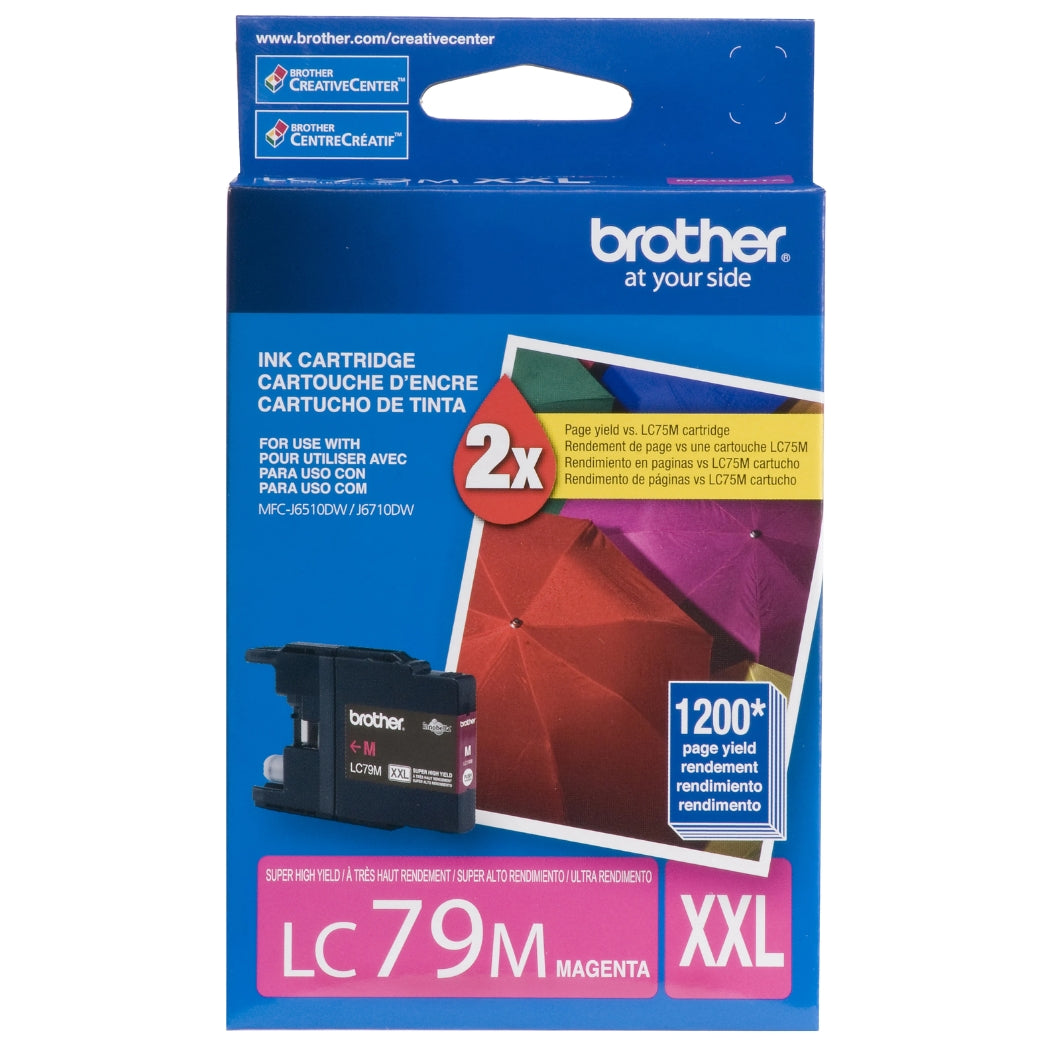 New, Pre-Owned - Brother LC79 Magenta Ink Cartridge