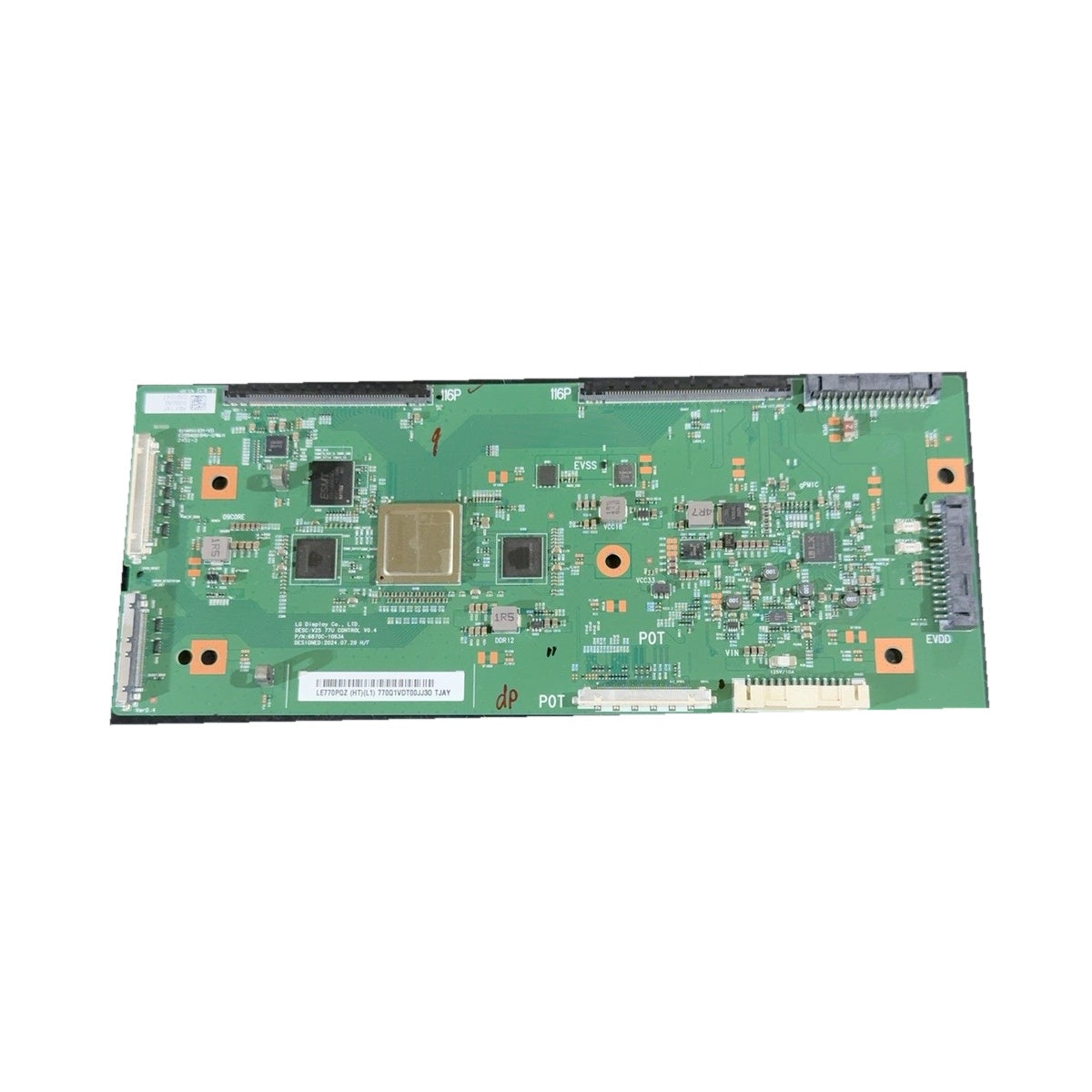 Actual LG 6871L-8000A photographed T-Con board white 1:1