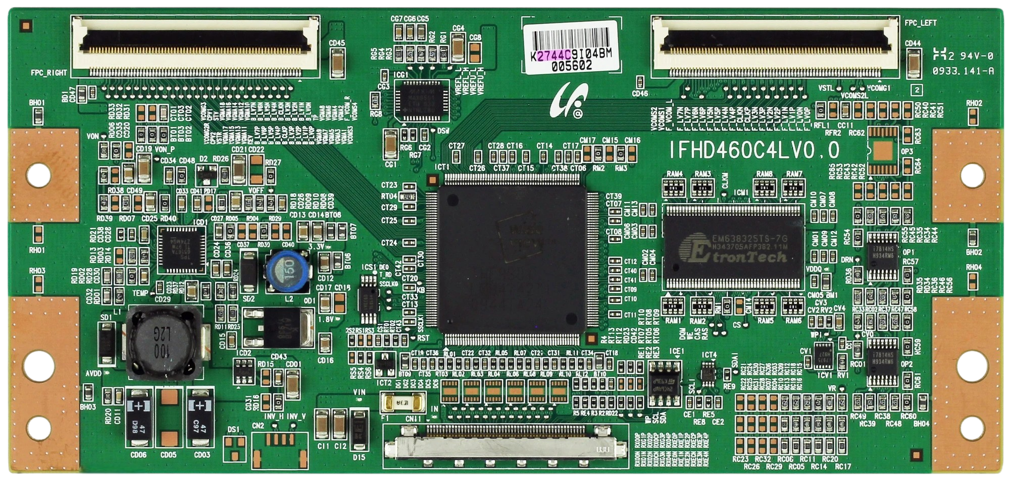 Samsung LJ94-02744C (IFHD460C4LV0.0) T-Con Board