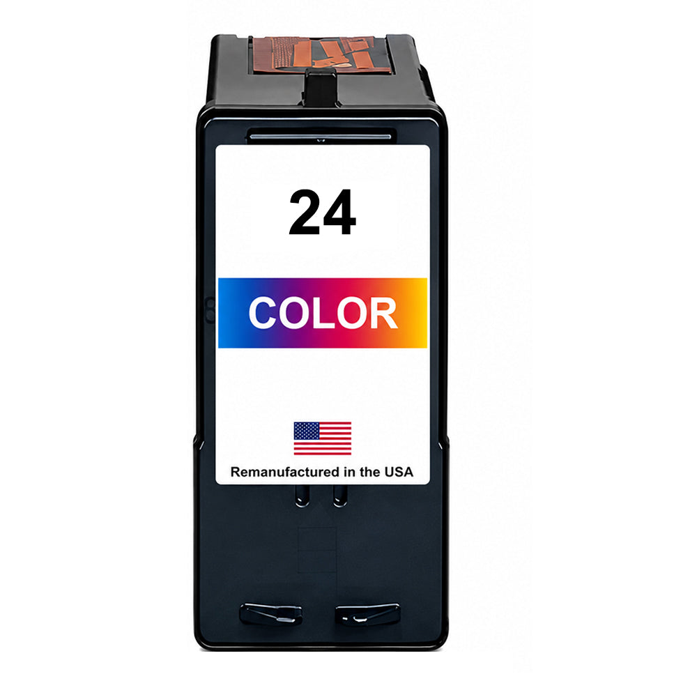 U.S. Remanufactured for Lexmark #24 18C1524 Color Ink Cartridge