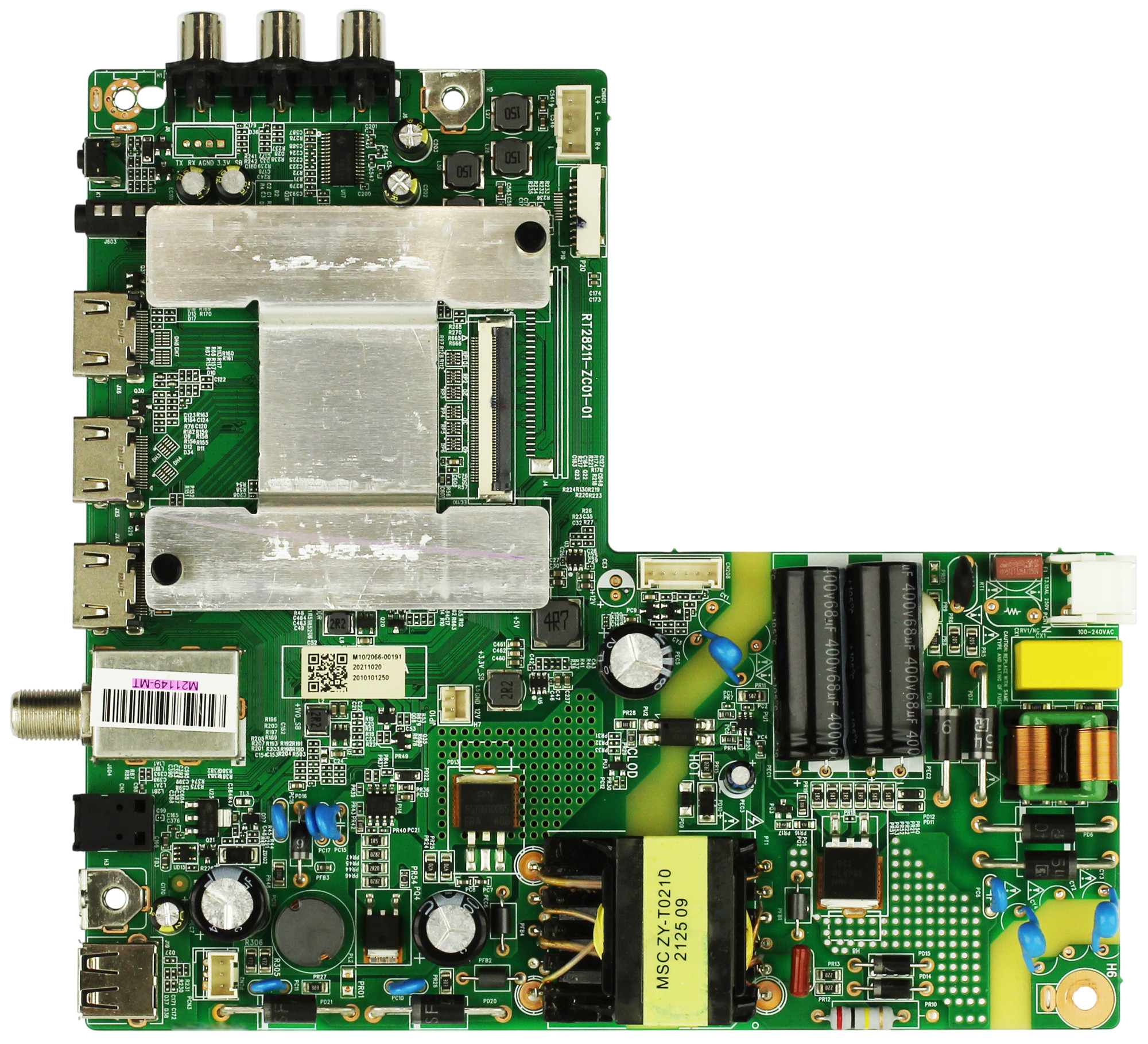 M21149-MT, Onn Main Board / Power Supply Board, RT28211-ZC01-01, 100069992
