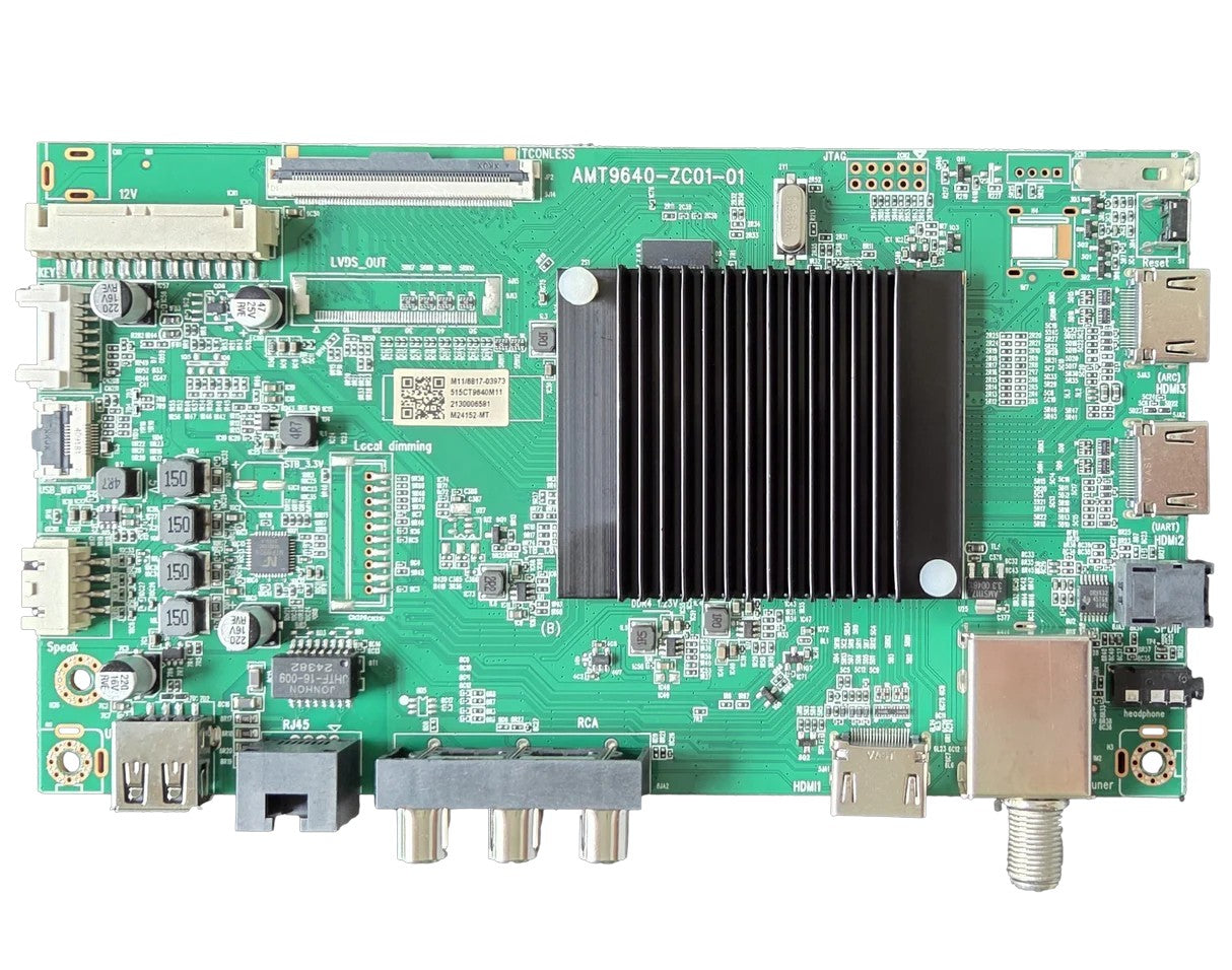 M24152-MT Onn Main Board, AMT9640-ZC01-01, 515C9640M11, 100012585