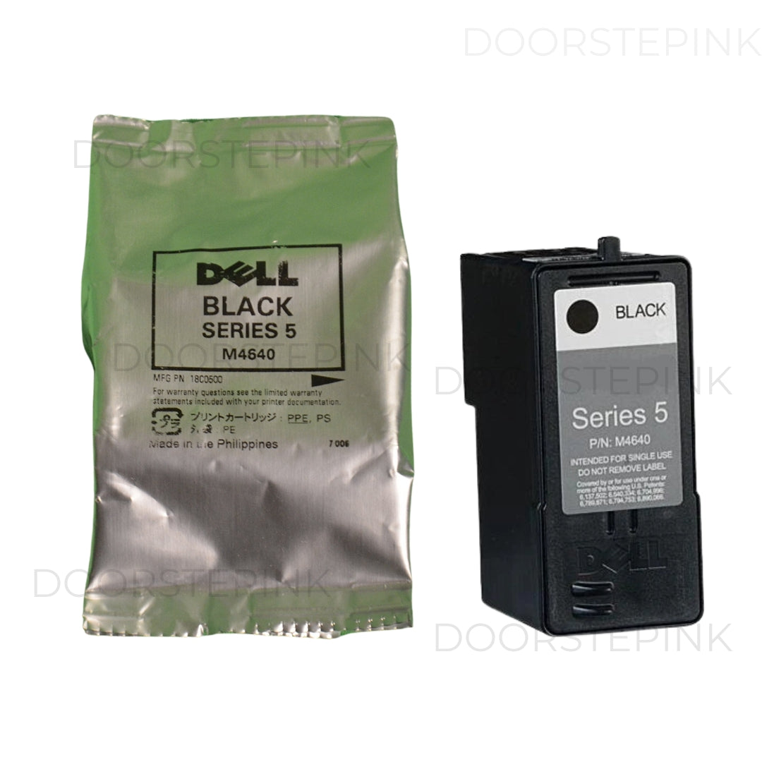 New, Pre-Owned - Dell Sereies 5 Standard Yield Black Inkjet Cartridge, M4640