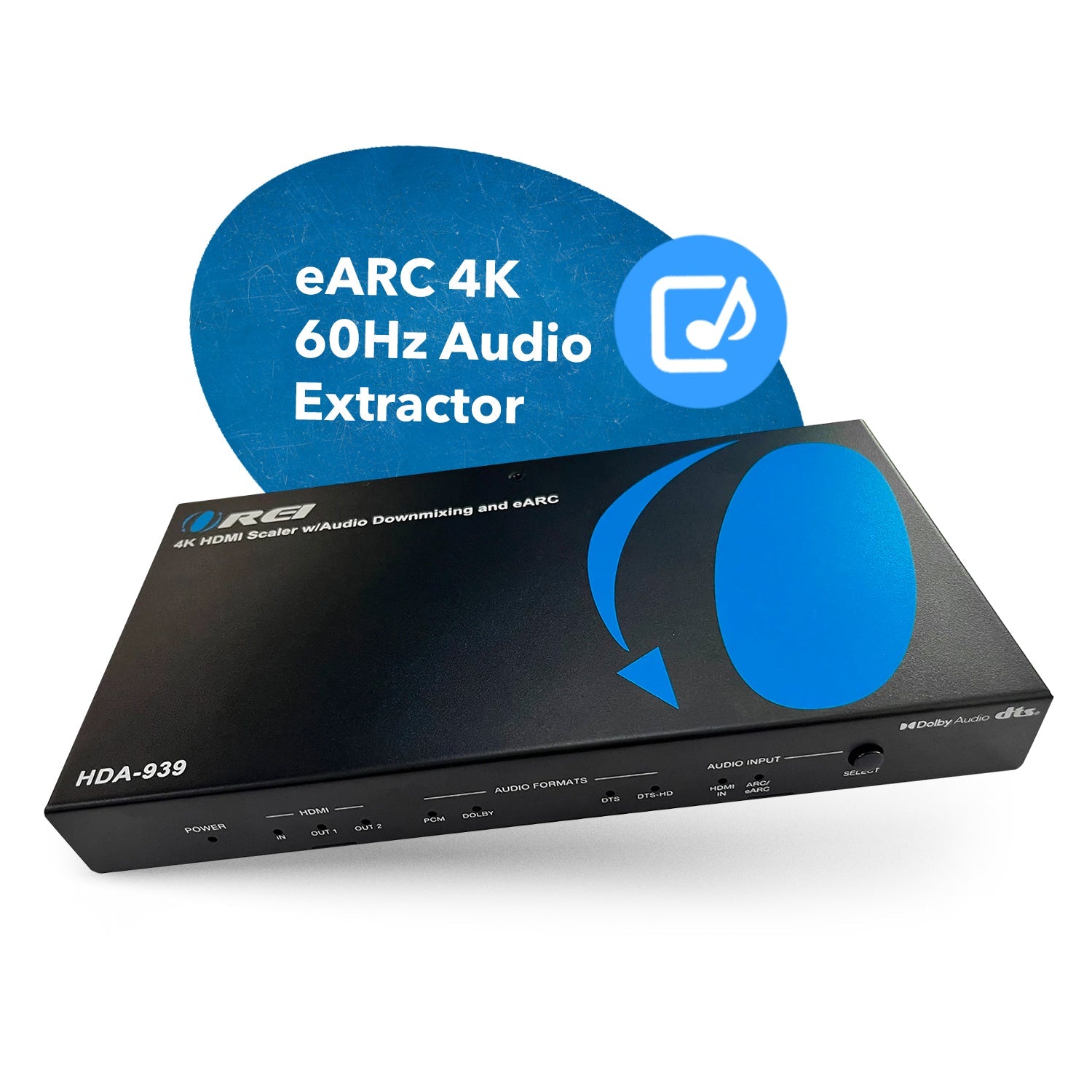 4K HDMI Audio Decoder & Downmixing w/ eARC Extract-HDA-939