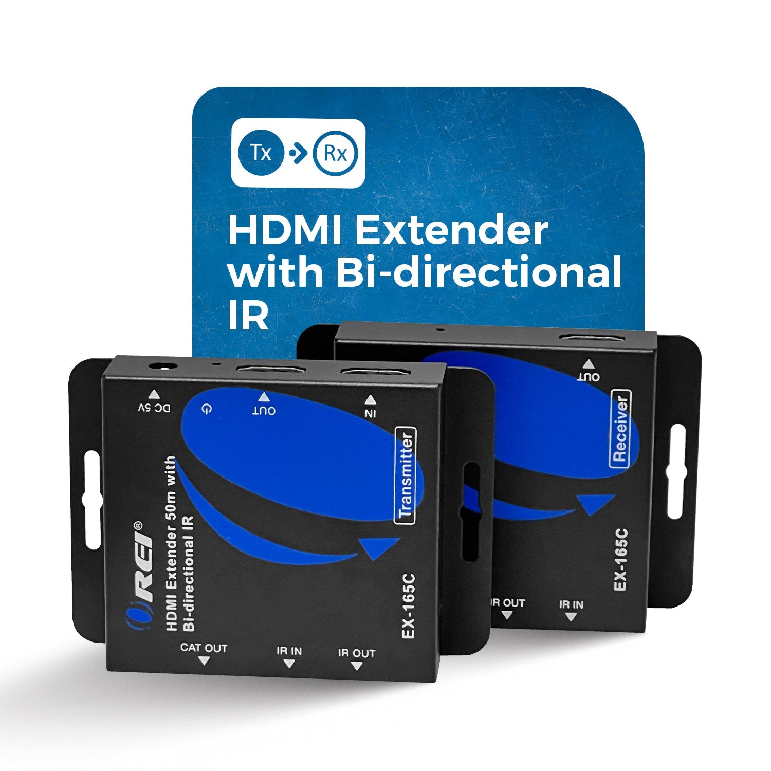 1080p  HDMI™ Extender (Loop, Bi-IR) - 165ft (cat6)-EX-165C