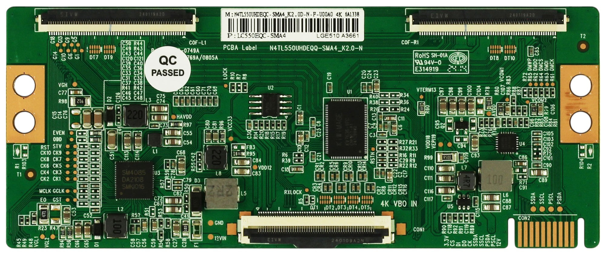 N4TL550UHDEQC-SMA4 ONN T-Con, 100012586