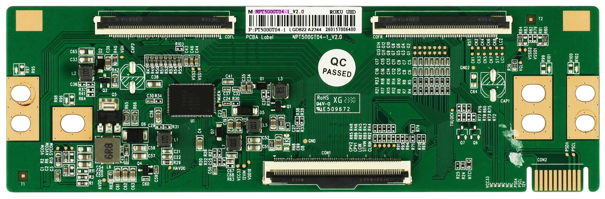 NPT500GT04-1, Philips T-Con Board, NPT500GT04-1_V2.0, 50PUL6533/F7
