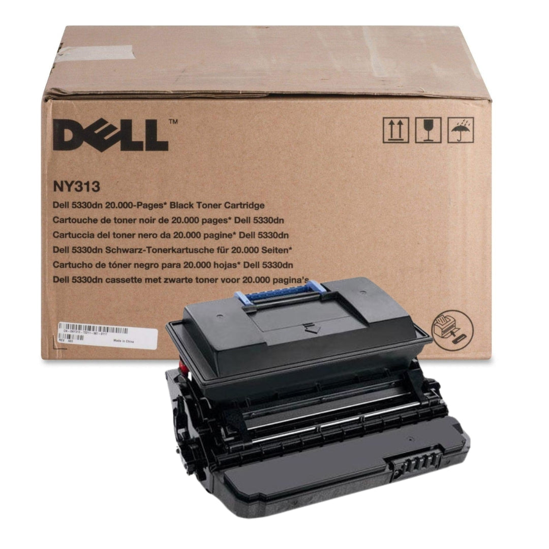 New, Pre-Owned - Dell 5330DN Standard Yield Black Toner Cartridge, NY313