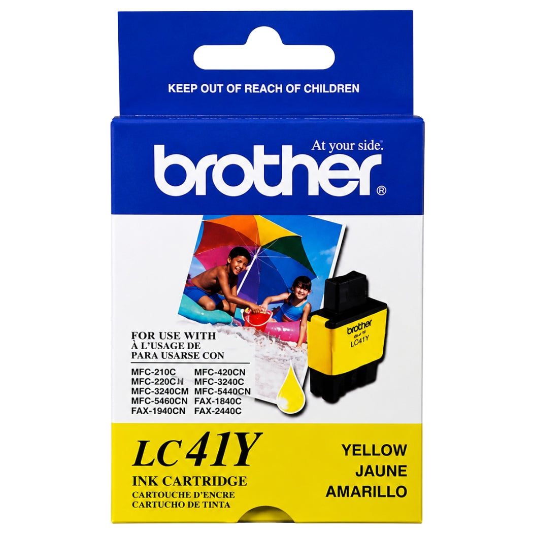 New, Pre-Owned - Brother LC41Y Yellow Ink Cartridge