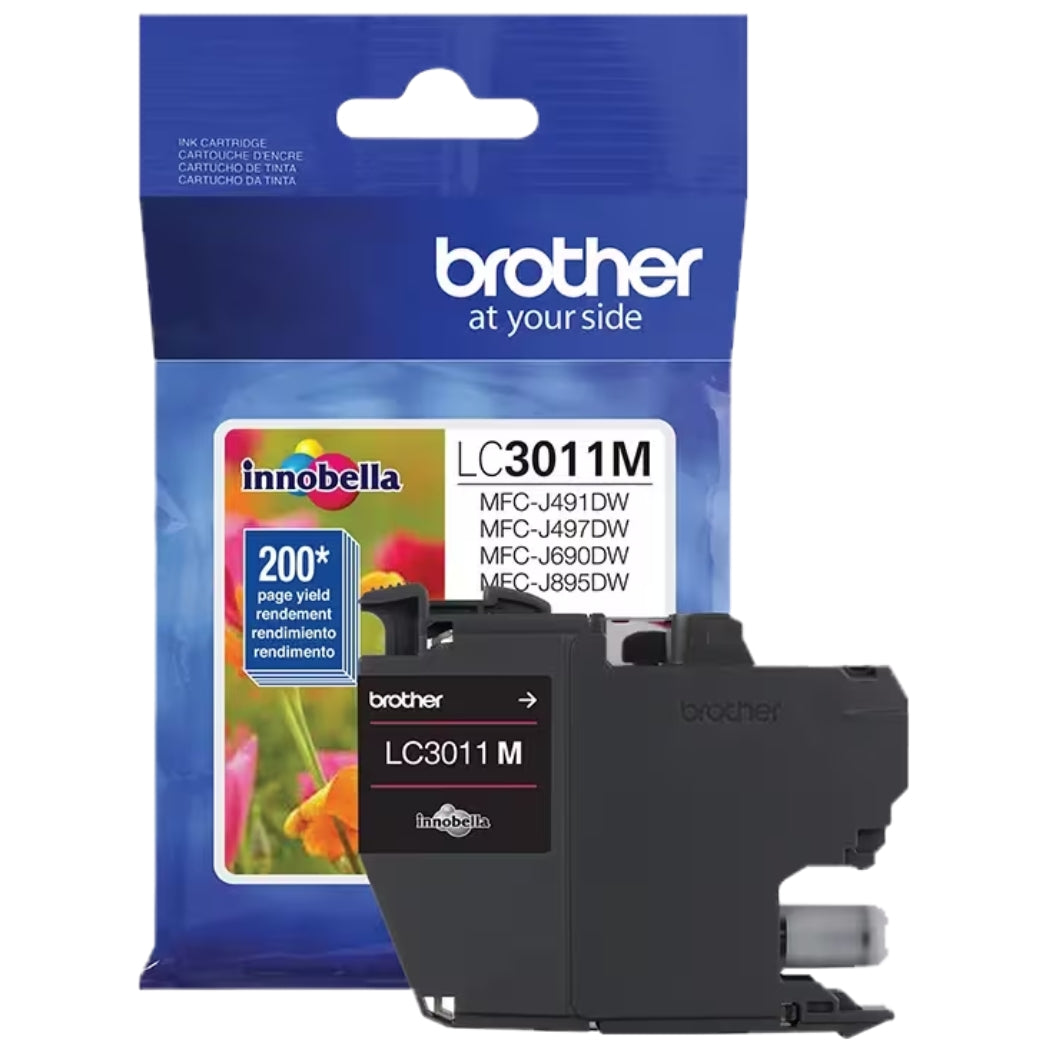New, Pre-Owned - Brother LC3011 Magenta Ink Cartridge
