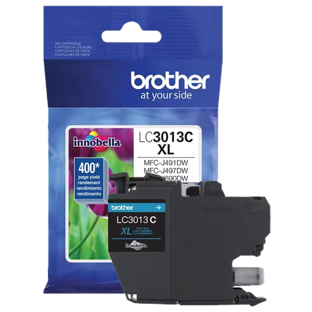 New, Pre-Owned - Brother LC3013XL Cyan Ink Cartridge