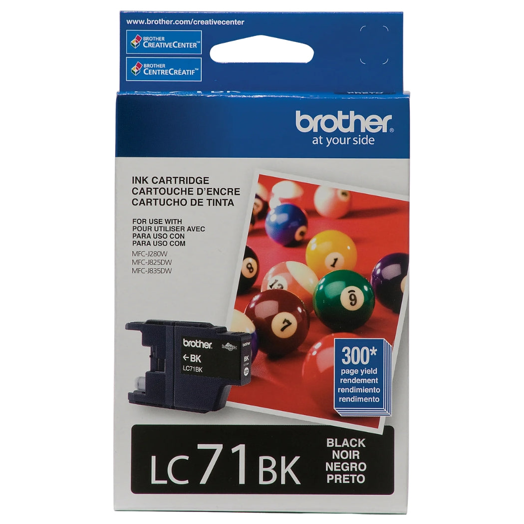 New, Pre-Owned - Brother LC71 Black Ink Cartridge