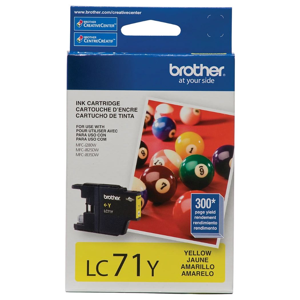 New, Pre-Owned - Brother LC71 Yellow Ink Cartridge