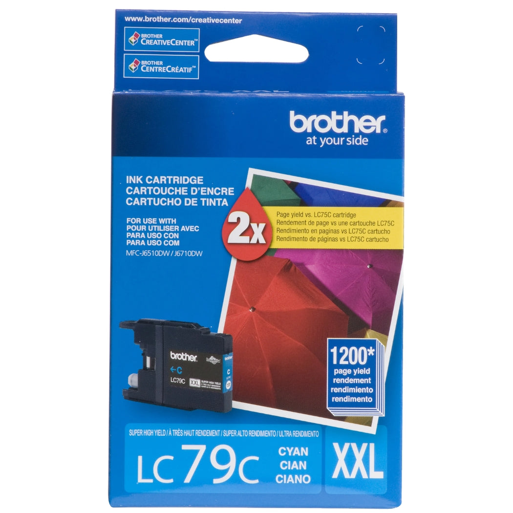 New, Pre-Owned - Brother LC79 Cyan Ink Cartridge