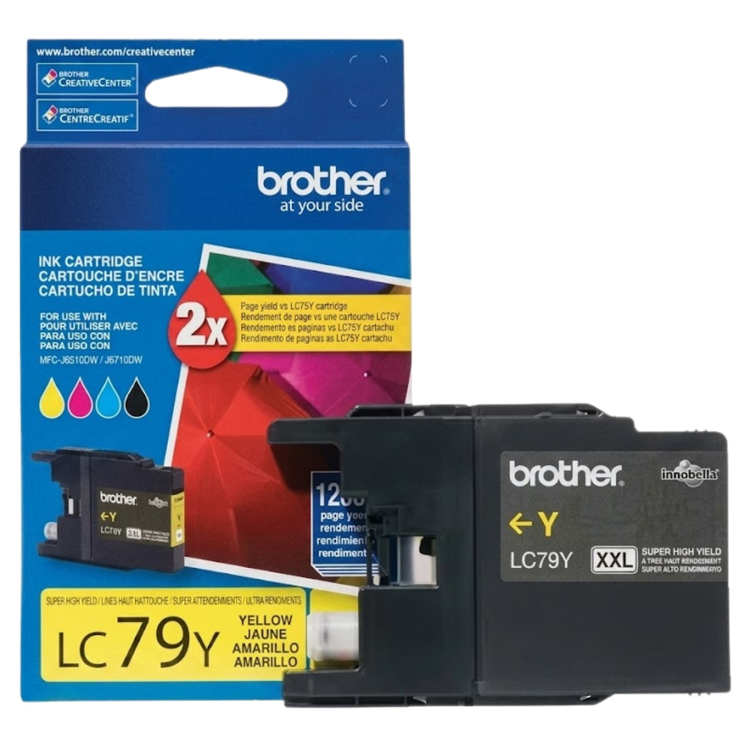 New, Pre-Owned - Brother LC79 Yellow Ink Cartridge