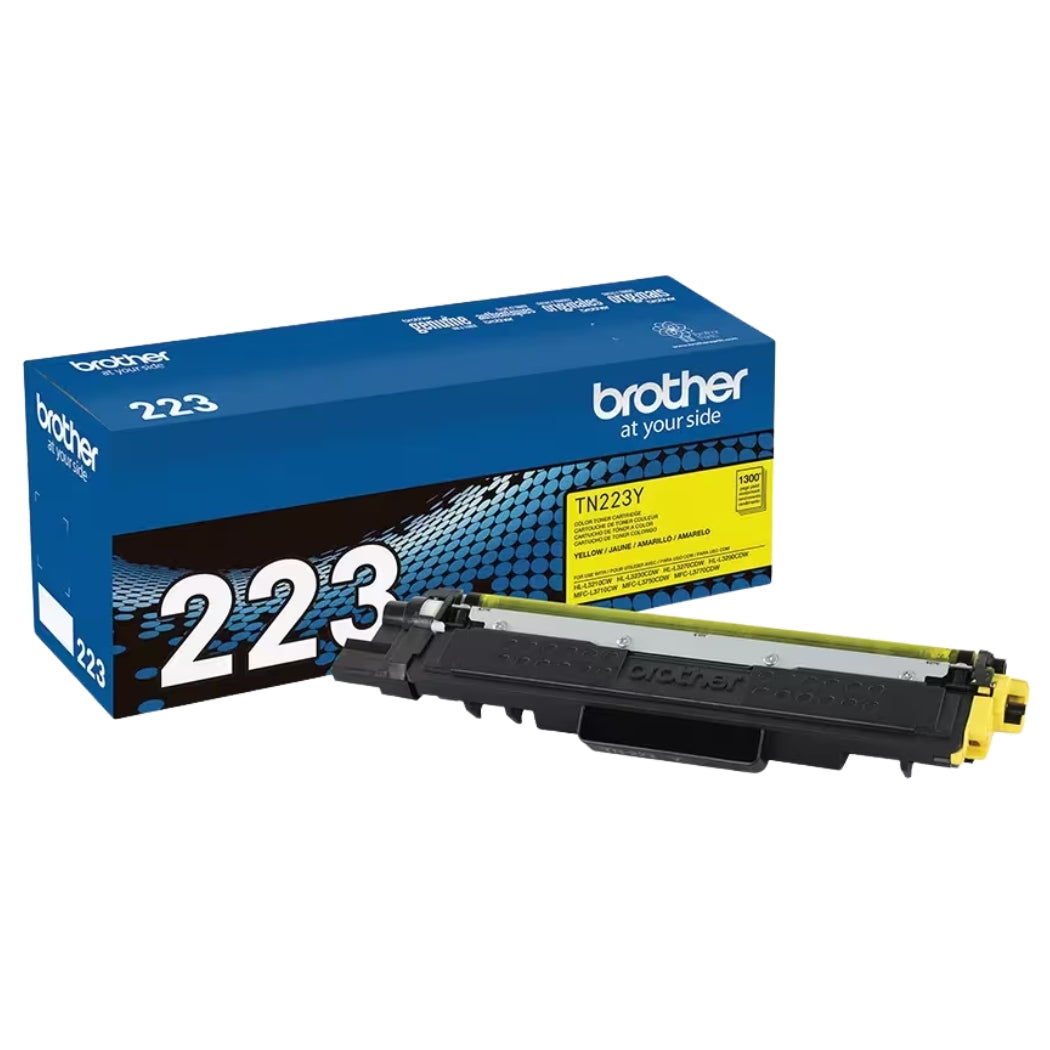 New, Pre-Owned - Brother TN-223Y Standard-Yield Yellow Laser Toner Cartridge