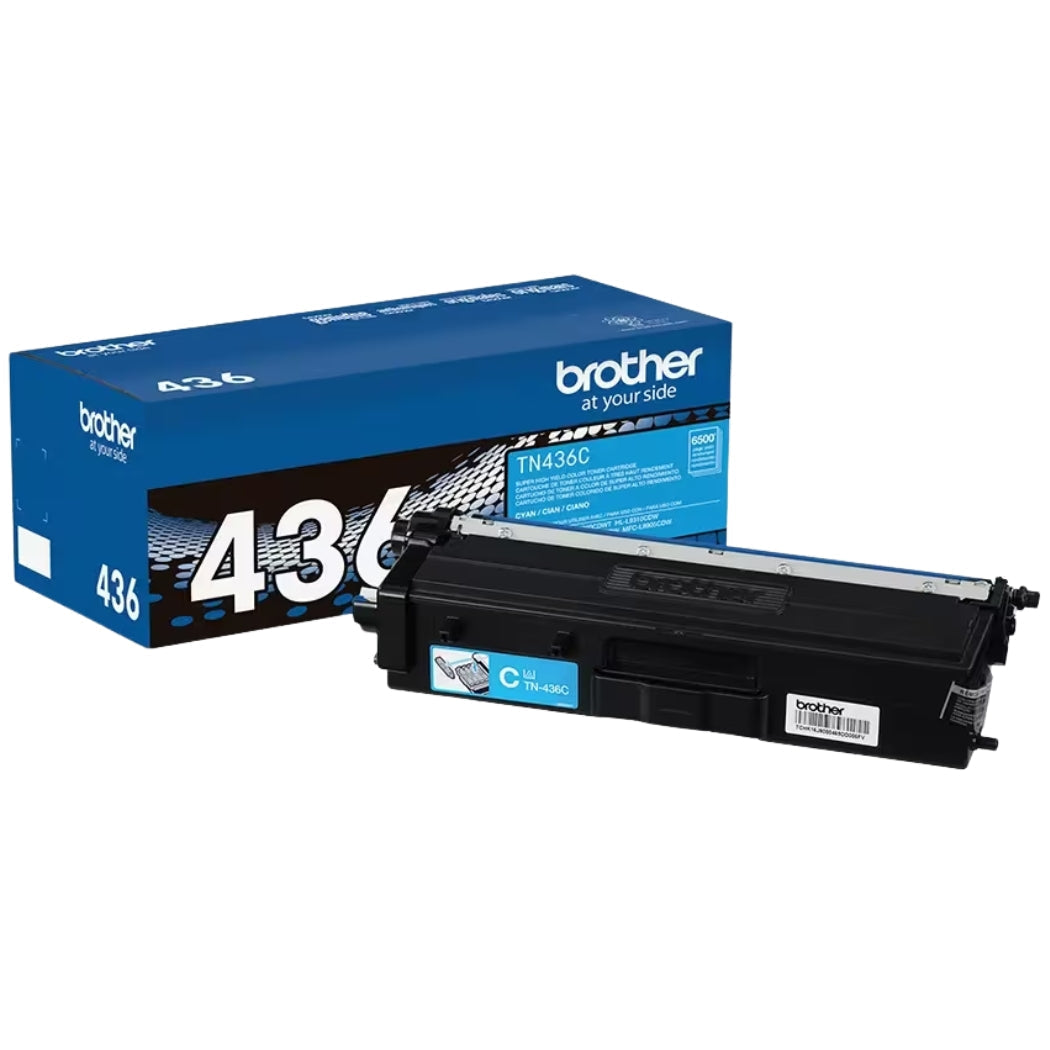 New, Pre-Owned - Brother TN-436 Super High Yield Cyan Toner Cartridge