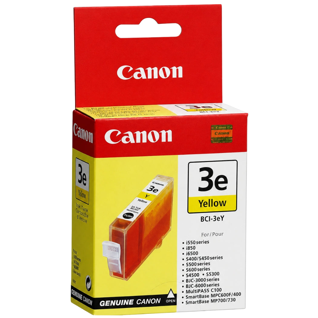 New, Pre-Owned - Canon BCI-3e Yellow Ink Cartridge