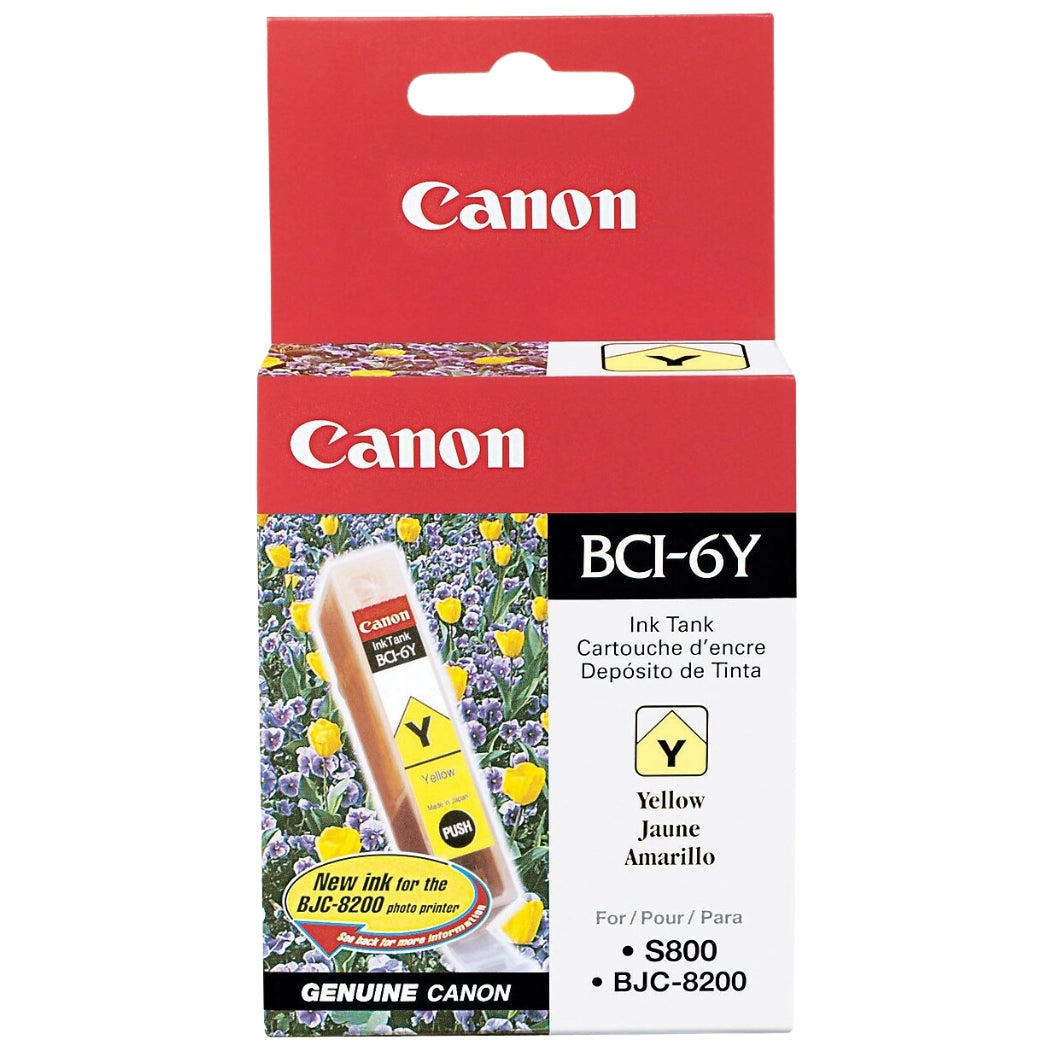 New, Pre-Owned - Canon BCI-6 Yellow Ink Cartridge