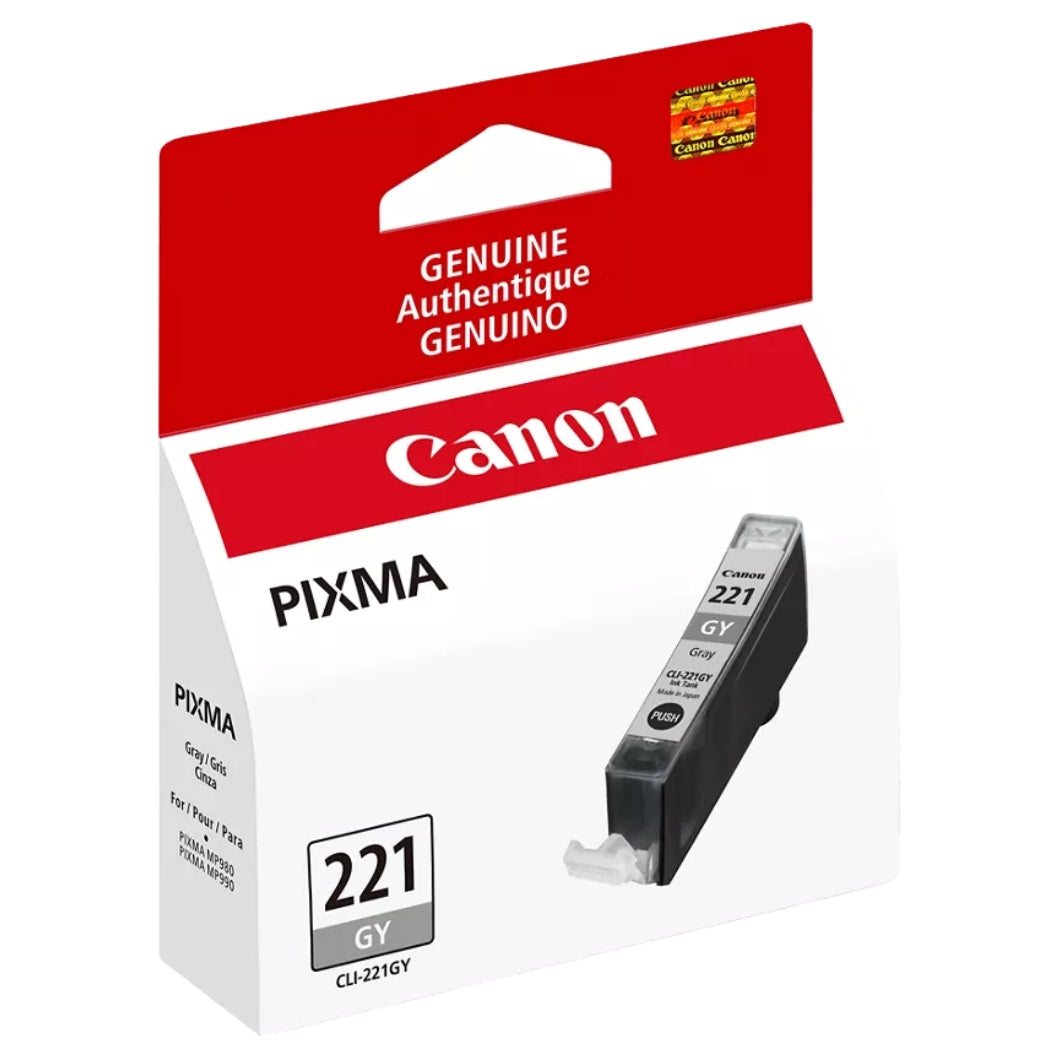 New, Pre-Owned - Canon CLI-221 Grey Ink Cartridge