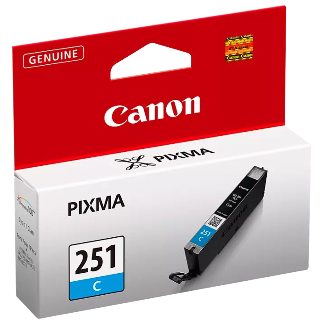 New, Pre-Owned - Canon CLI-251 Cyan Ink Cartridge