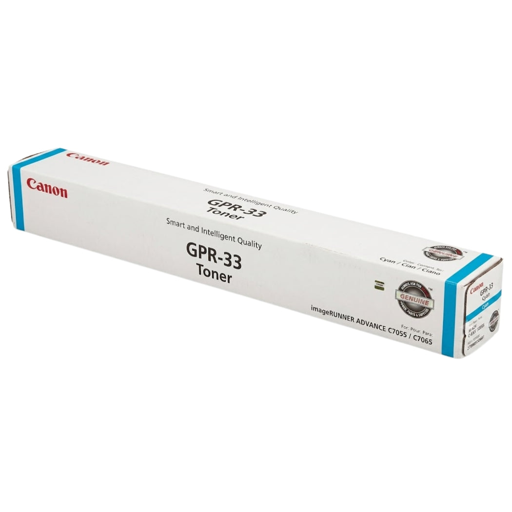 New, Pre-Owned - Canon GPR-33 Cyan Toner Cartridge, 2796B003AA